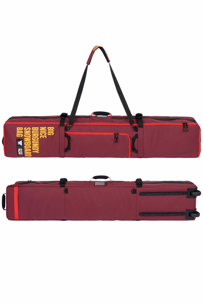 The Bombhole™ Wheeled Snow Bag (Limited Edition) - Burgundy – The
